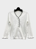White with Black Trim