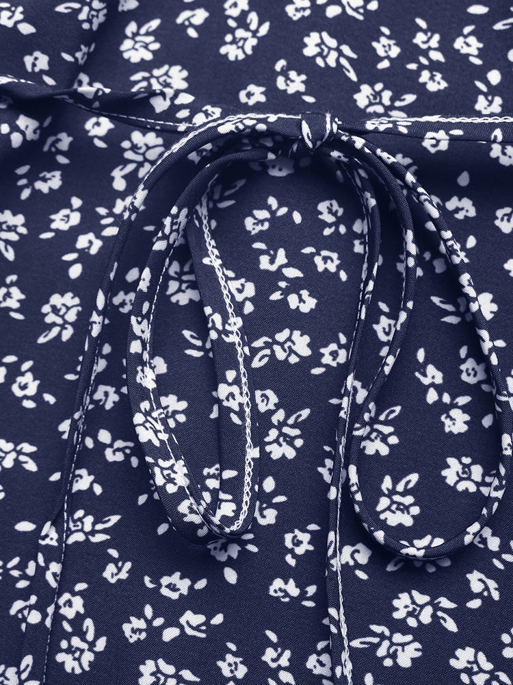Women’s Vintage Floral Maxi Dress