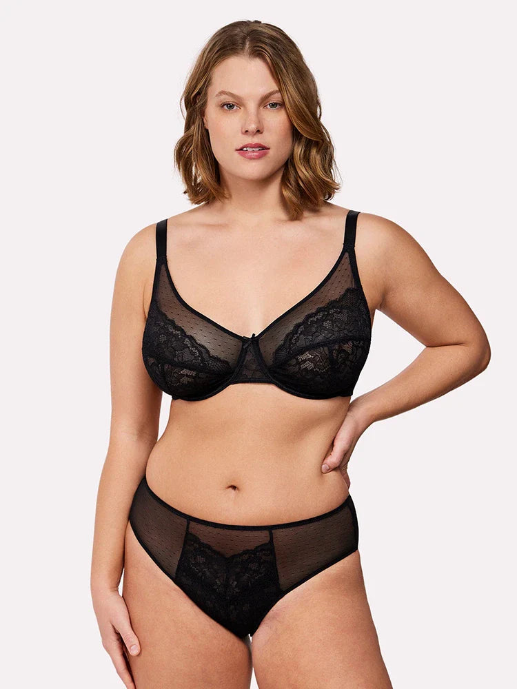 Full Coverage Lace Minimizer Bra – Lift, Shape & Smooth Instantly