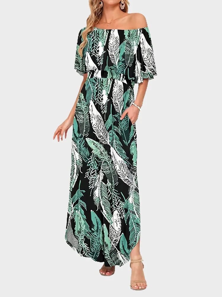 Women's Plus Size Off The Shoulder Dress