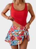 Red Blue Floral