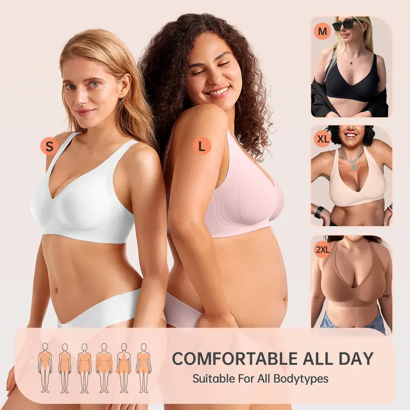 Swansway Invisible Lift Bra Inserts – Invisible Sticky Pads for Low-Cut Outfits