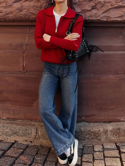Women's Half Zip Pullover Sweaters