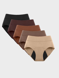 5-Pack（Black+ Nude+ Taupe+ Burgundy+ Brown）