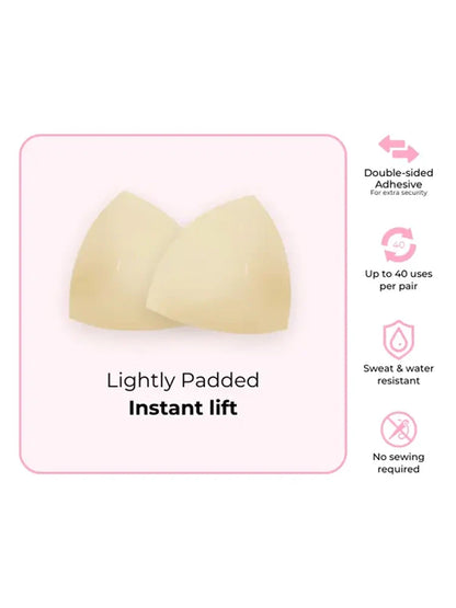 Swansway Invisible Lift Bra Inserts – Invisible Sticky Pads for Low-Cut Outfits