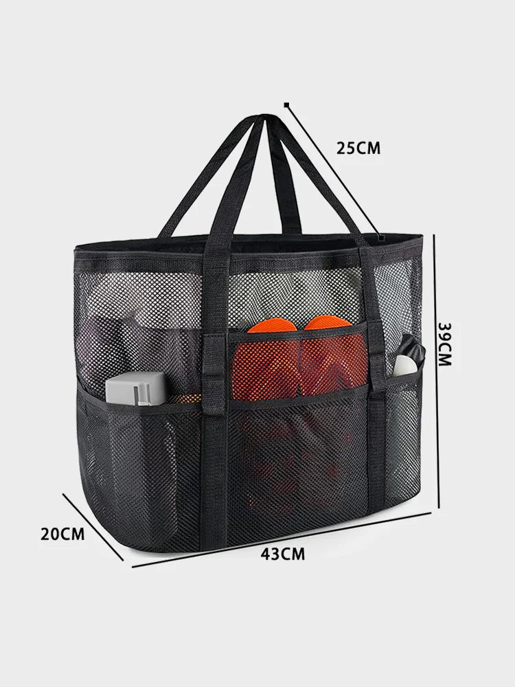 Mesh Beach Bag - Large Beach Tote Bag
