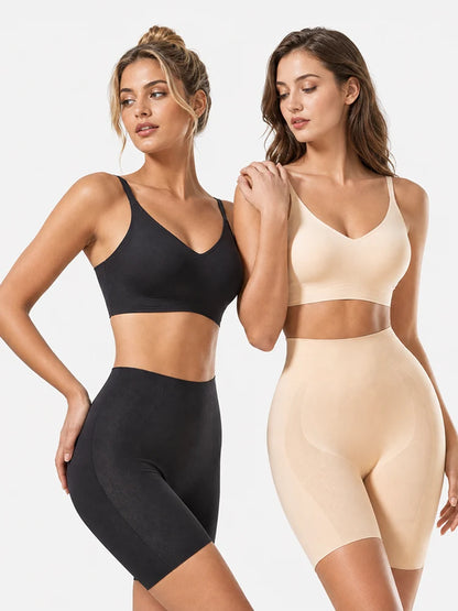 High Waist Seamless Tummy & Hip Control Breathable Shaping Shorts