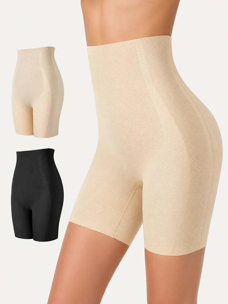 High Waist Seamless Tummy & Hip Control Breathable Shaping Shorts