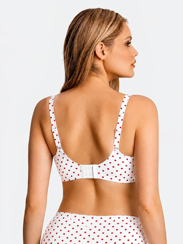Wireless Comfortable Push-Up Deep V Seamless Jelly Bra