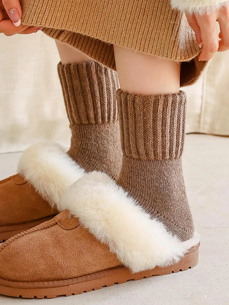 5-Pack Women’s Thick Fleece-Lined Winter Socks