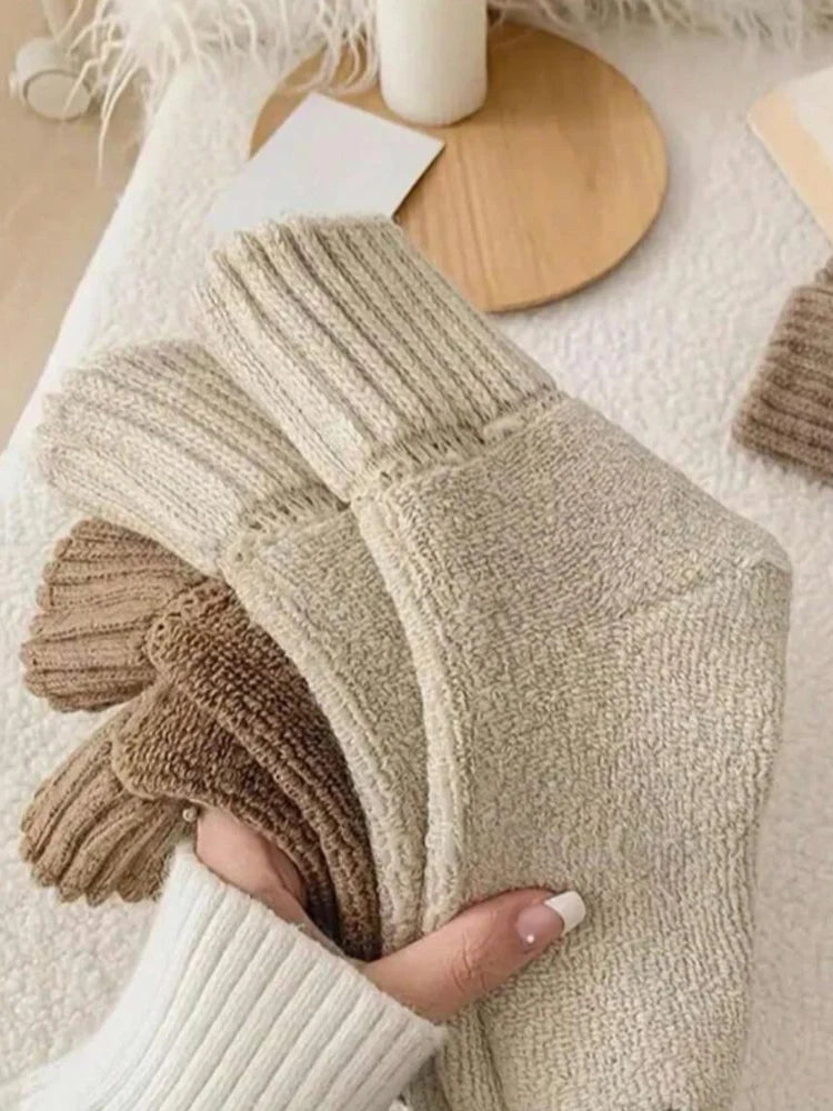 5-Pack Women’s Thick Fleece-Lined Winter Socks
