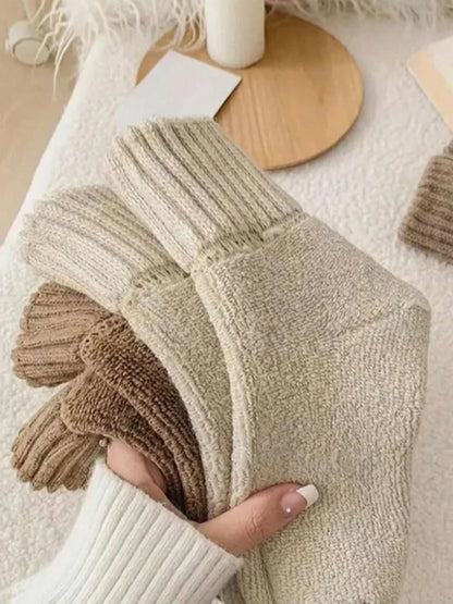 5-Pack Women’s Thick Fleece-Lined Winter Socks