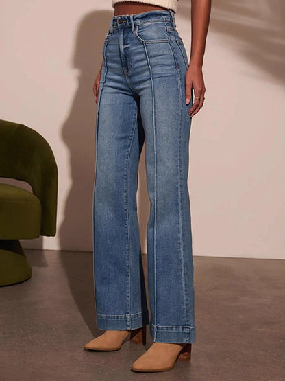 Women's High Wide Leg Jeans
