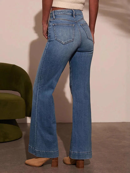 Women's High Wide Leg Jeans
