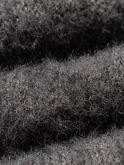 Women's warm cashmere wool slouch socks