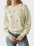 Heart print pattern