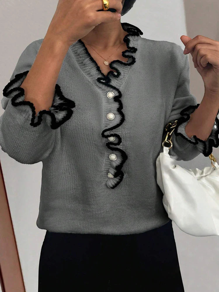 Autumn Lace Long Sleeve Top
