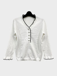 White with Black Trim