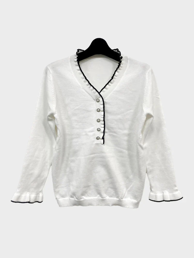 Autumn Lace Long Sleeve Top