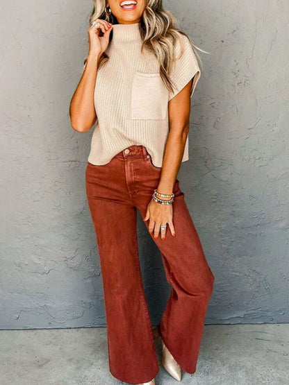 Women’s Ribbed Knit Sweater Vest