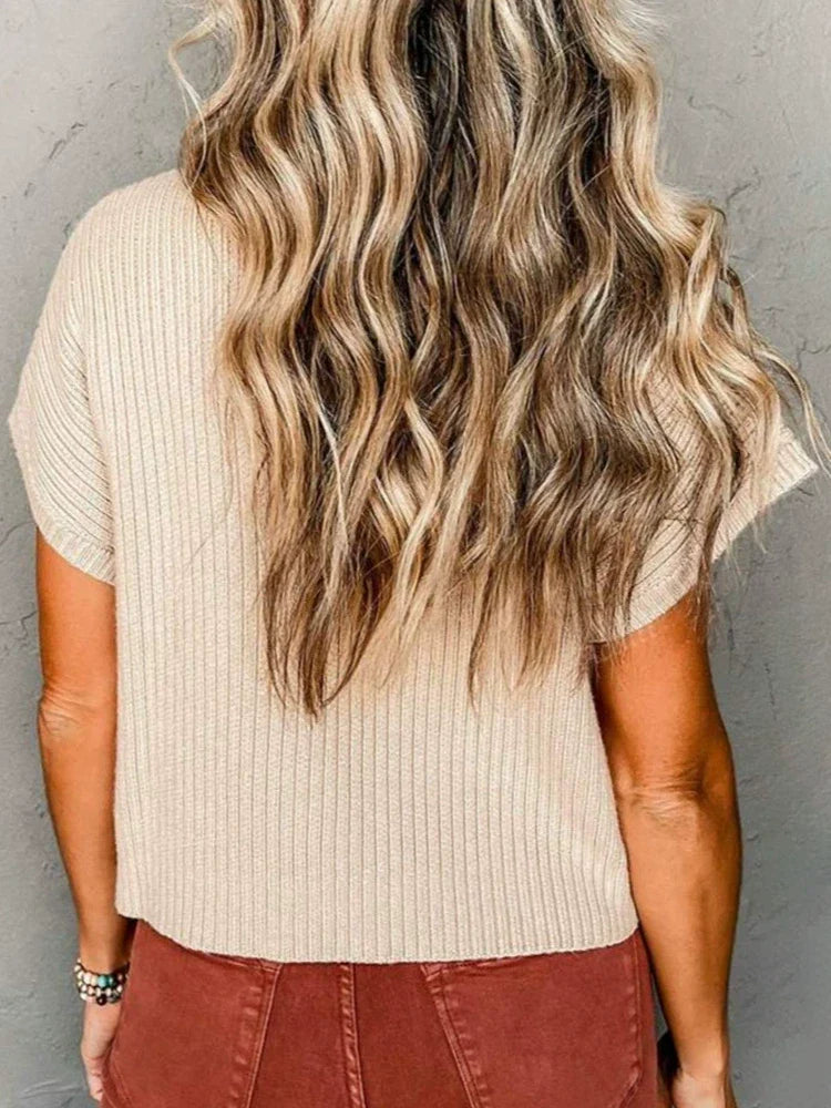 Women’s Ribbed Knit Sweater Vest