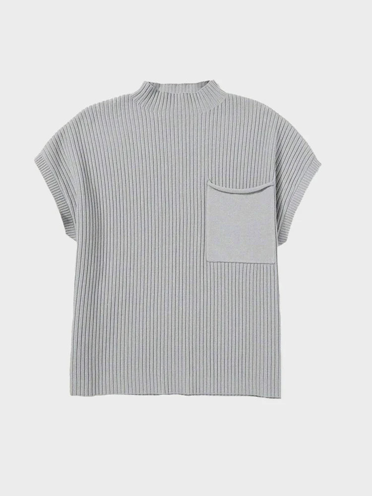 Women’s Ribbed Knit Sweater Vest