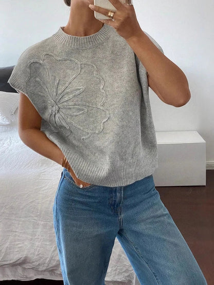 Women's Knitted Vest Top Sleeveless Pullover Sweater Vest