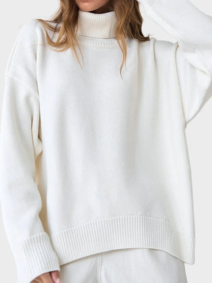 Women's  Turtleneck Oversized  Sweaters
