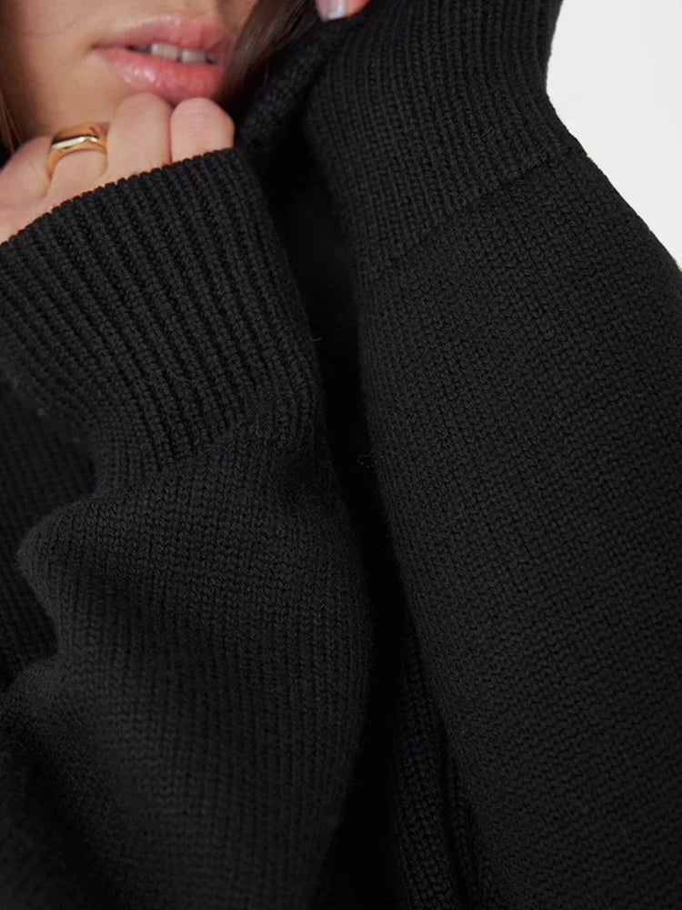 Women's  Turtleneck Oversized  Sweaters