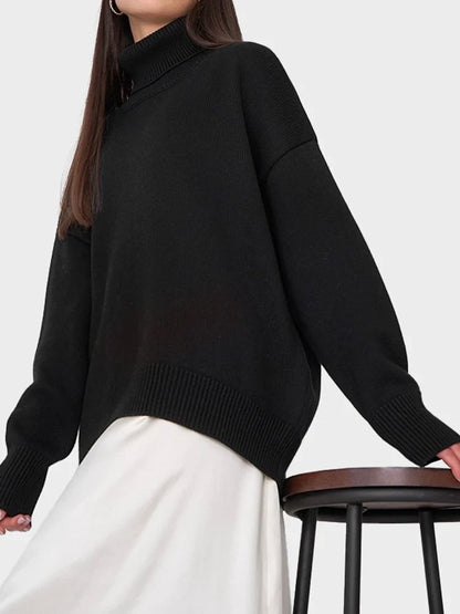 Women's  Turtleneck Oversized  Sweaters