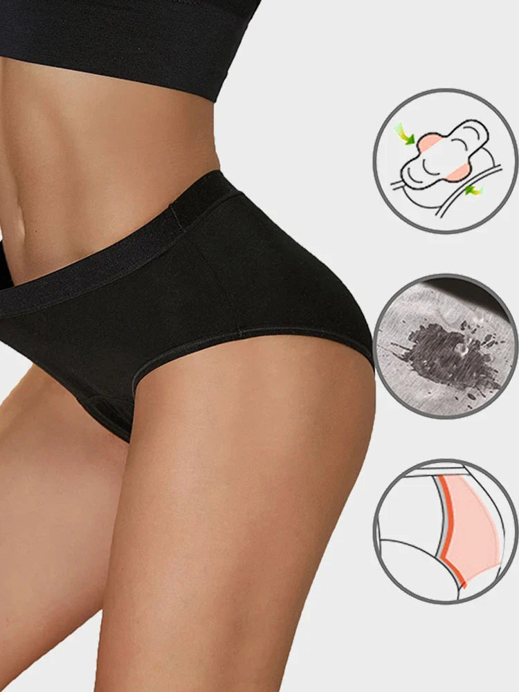 3 Pack-Women’s High-Waist  Underwear