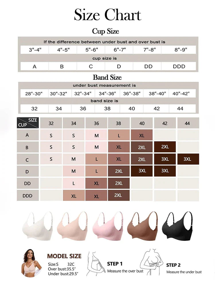 Seamless Wireless Jelly Bra