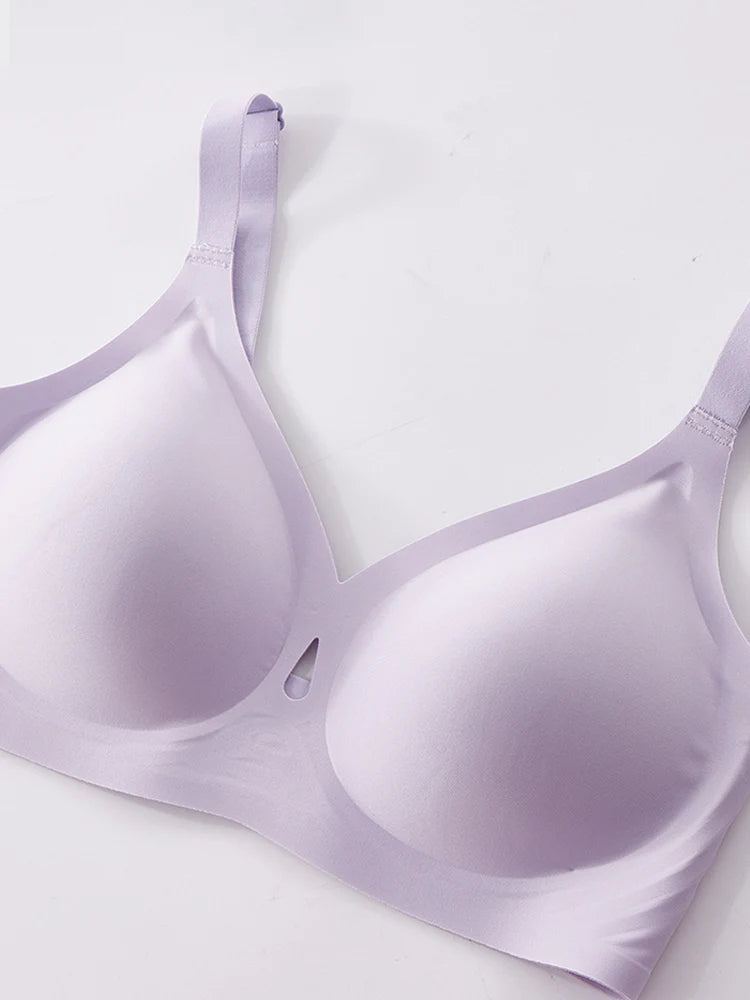 Jelly Wireless  Seamless Smoothing T-Shirt Push-Up Bra