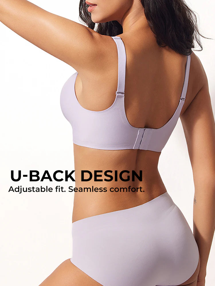 Jelly Wireless  Seamless Smoothing T-Shirt Push-Up Bra