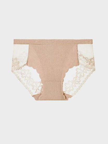5-Packs Lace Back Hipster Panty