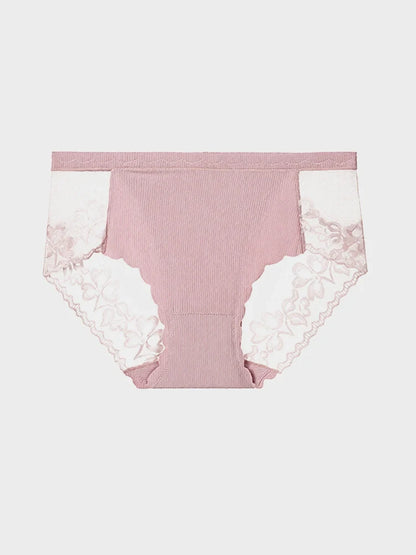 5-Packs Lace Back Hipster Panty