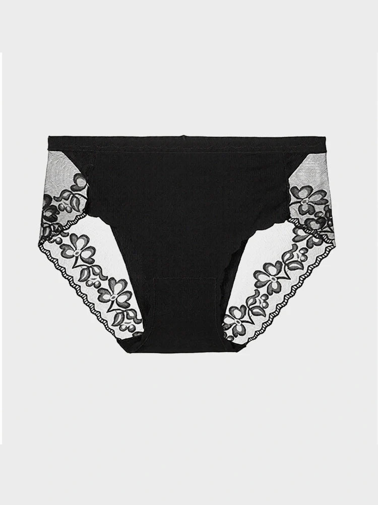 5-Packs Lace Back Hipster Panty