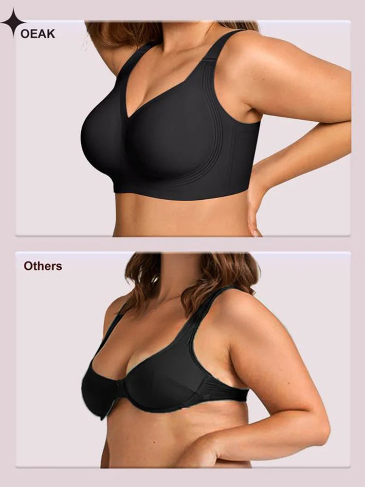 Jelly Bra Plus Size Supportive Seamless Bras