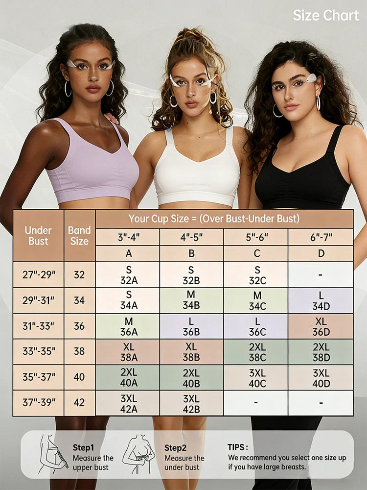 Full Coverage Push Up No Underwire Bras