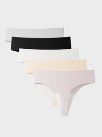 5-Pack(Beige+Black+Gray+White+Purple)