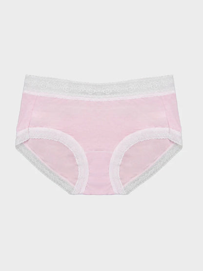 Women’s Cotton Lace Trim Panties 3-Pack