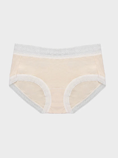 Women’s Cotton Lace Trim Panties 3-Pack