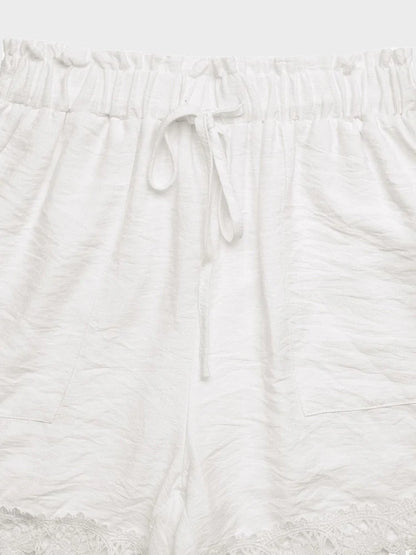 Women’s Boho Lace Cover Up Shorts