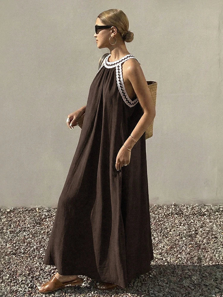 Halter Summer Dresses for Women 2026 Sleeveless Boho Sundresses