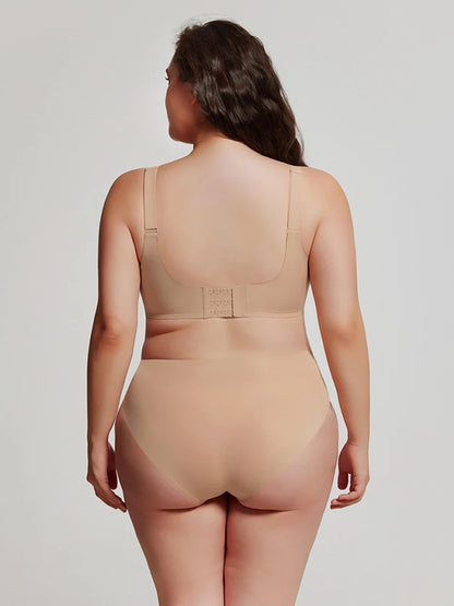Plus Size Seamless Wireless Full Coverage Bra for Women