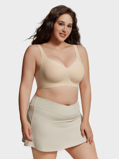 Plus Size Seamless Wireless Full Coverage Bra for Women
