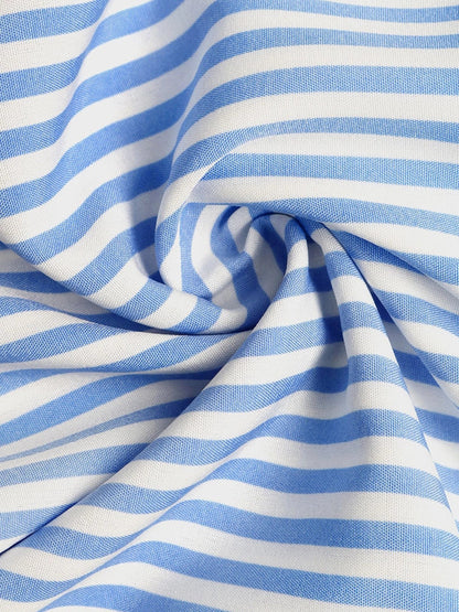 Womens Striped Dress  Sleeveless Spaghetti Strap Maxi Dress