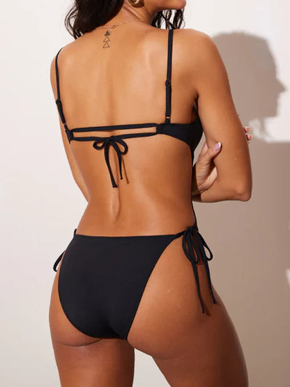 Women's One Piece Swimsuit Strappy Backless Bathing Suit