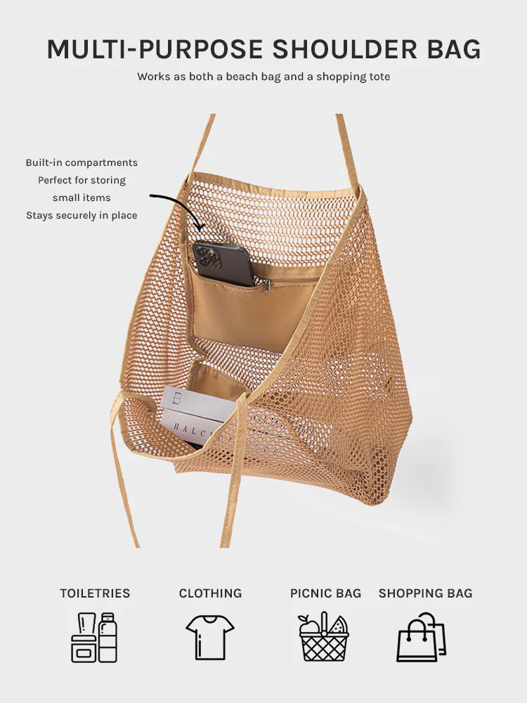 Beach Bag - Beach Vacation Clothes for Women Pool Bag