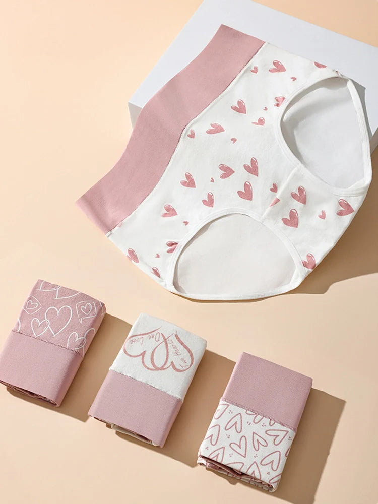 6 Pack Women’s High Waisted Cotton Seamless Briefs